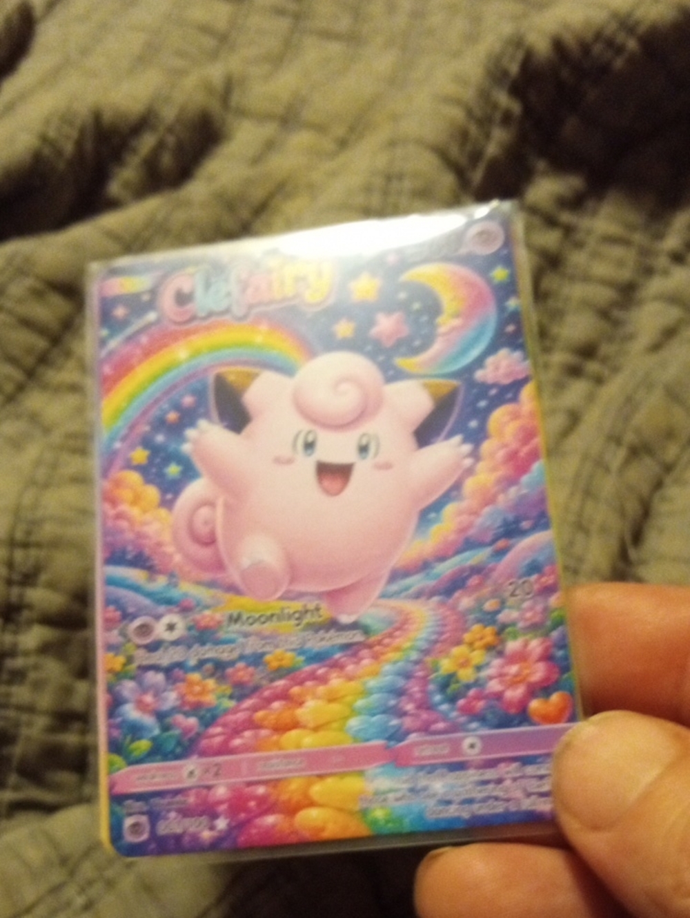 Clefairy Collector Card - Pink